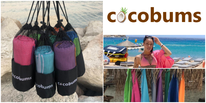 cocobums beach towel larnaka - whatsoncyprus.co