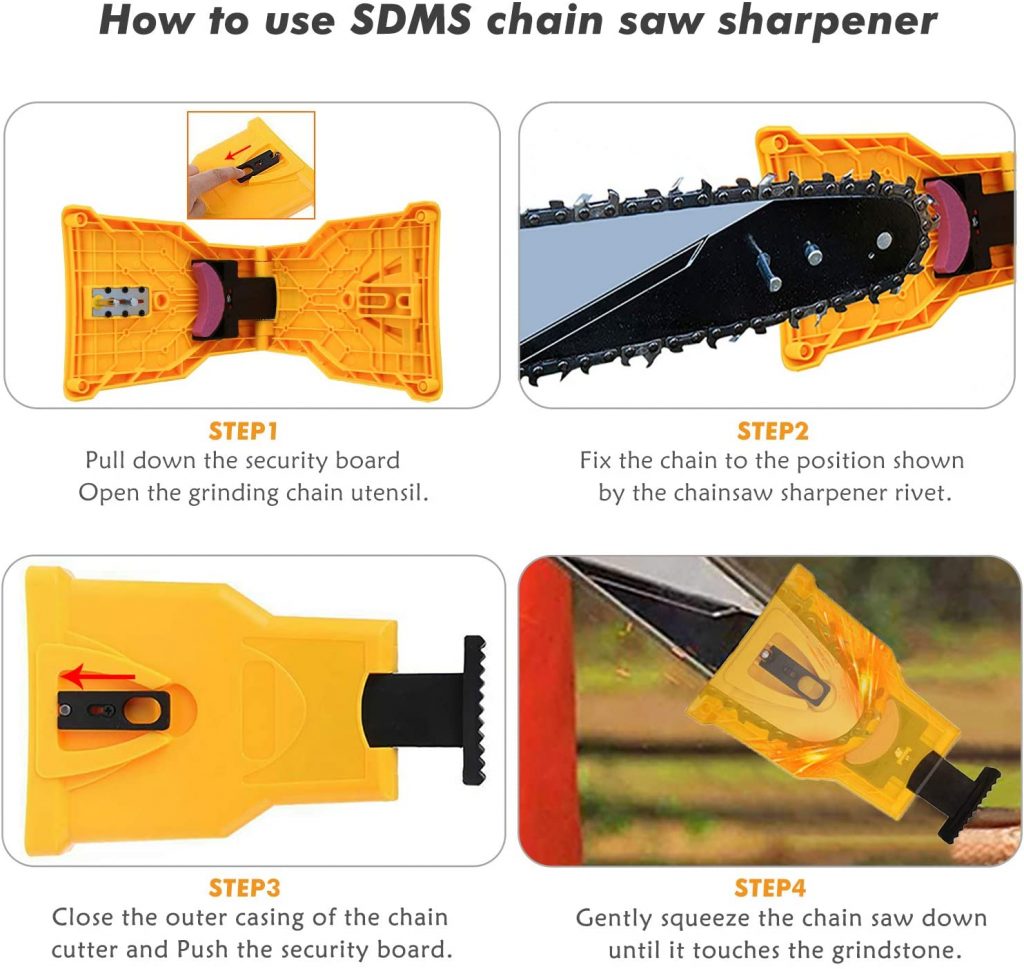chainsaw Sharpener,EYBS Portable Chain Saw Blade Teeth Sharpener Work Sharp Fast-Sharpening Stone Grinder Tools Suitable for 14/16/18/20 Inch One/Two Holes - Γρήγορο και Φορητό Ακόνισμα Αλυσίδας Αλυσοπρίονου - chainsaw blade sharpener cyprus