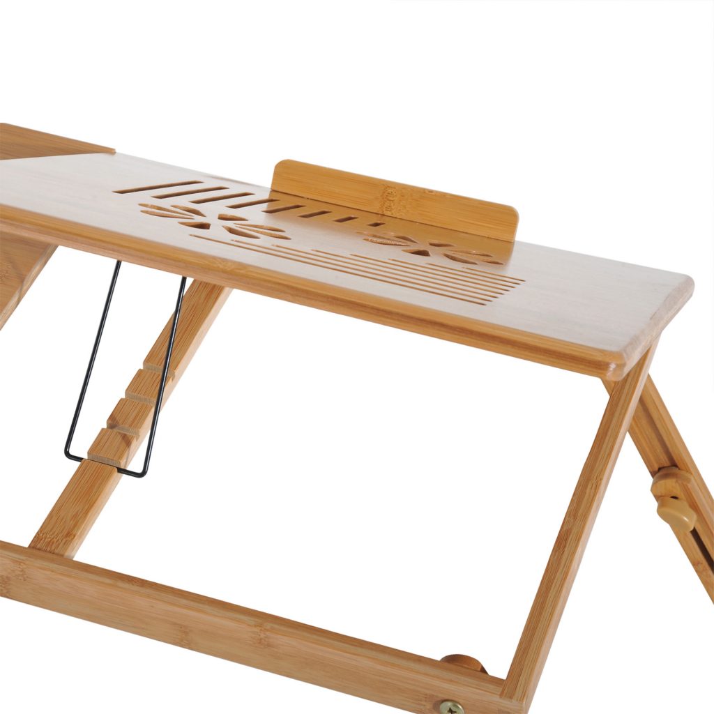 Ξύλινο Βοηθητικό Πτυσσόμενο Τραπέζι Πολλαπλών Χρήσεων με Βάση για Laptop - Portable Bamboo Laptop Desk With Drawer and Adjustable Folding Legs To Use On Bed Desk Sofa Couch, Ξύλινο Βοηθητικό Πτυσσόμενο Τραπέζι Πολλαπλών Χρήσεων με Βάση για Laptop &#8211; Portable Bamboo Laptop Desk With Drawer and Adjustable Folding Legs To Use On Bed Desk Sofa Couch