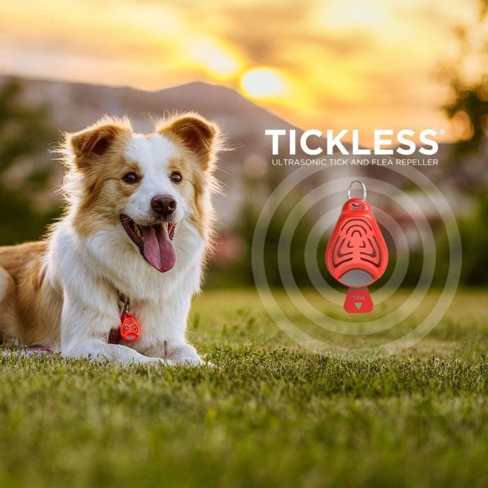 Tickless Συσκευή Προστασίας για Σκύλους και Γάτες από Ψύλλους και Τσιμπούρια - Tickless Tickless Pet Ultrasonic tick repeller - whatson cyprus