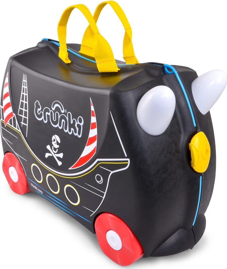 Trunki Pedro Pirate Παιδική Βαλίτσα με ύψος 46cm σε Μαύρο χρώμα - whatsoncyprus - skroutz cyprus