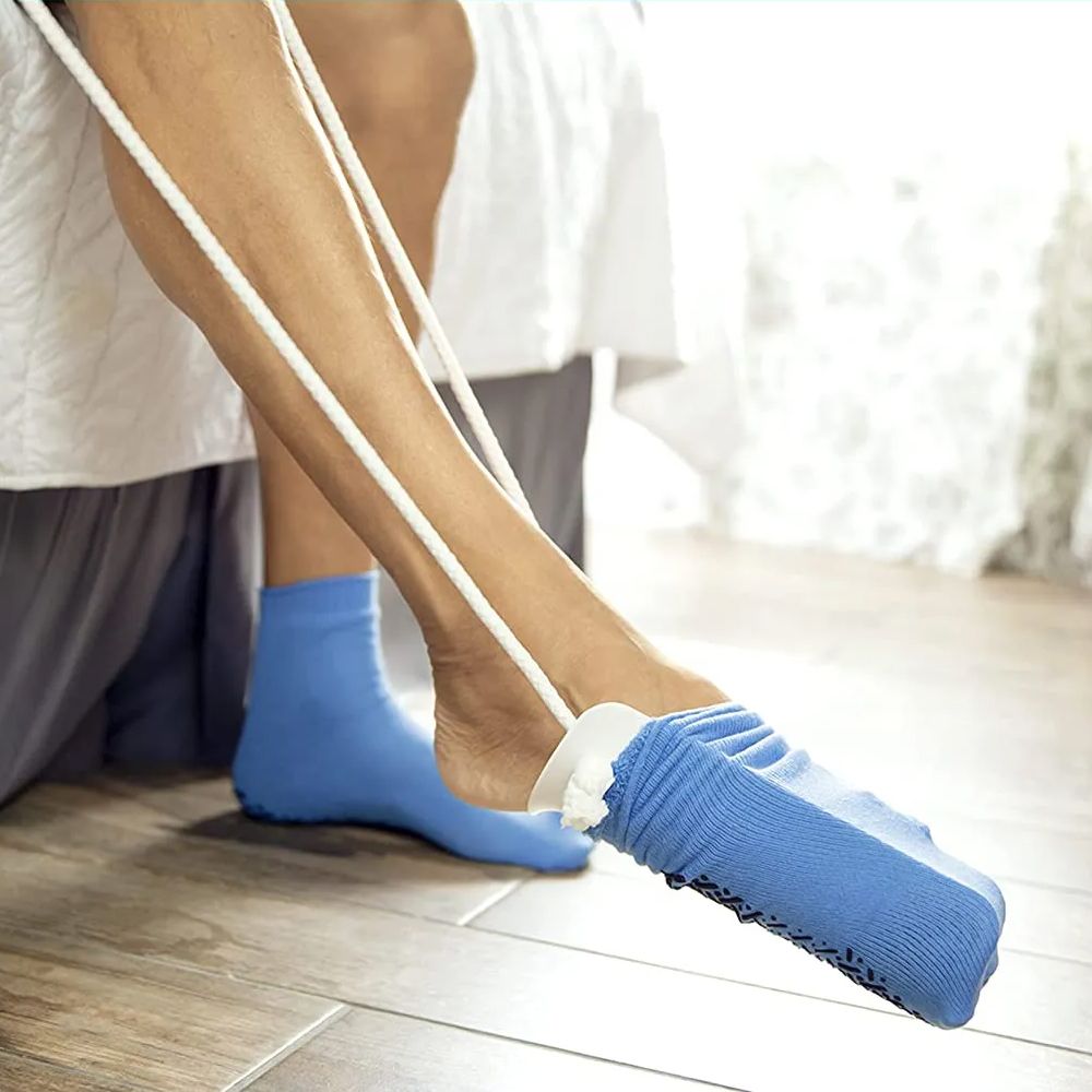 Καλτσοφορετής Οδηγός Τοποθέτησης Για Κάλτσες Easy On And Off Sock Helper Tool Puller For Elderly Senior Pregnant Diabetics - skroutz cyprus - skroutz.com.cy