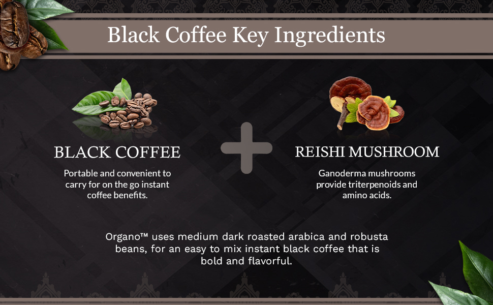 Στιγμιαίος Καφές Black Coffee Gourmet Της Organo Gold - whats on cyprus